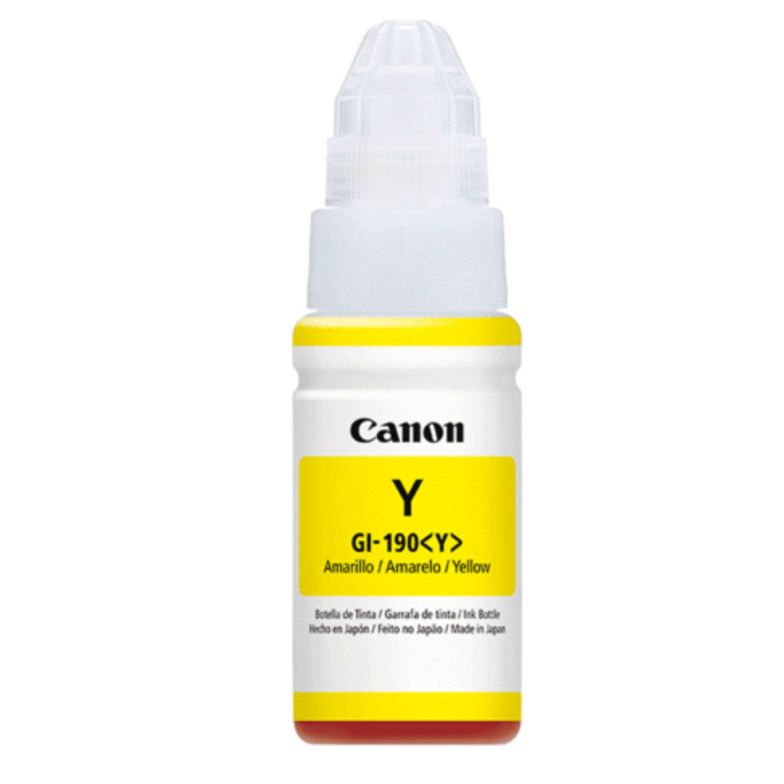 TINTA CANON GI-190 Y 0670C001AB AMARILLO BOTE PIXMA