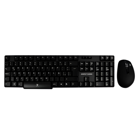 KIT TECLADO Y MOUSE INALAMBRICO PERFECT CHOICE