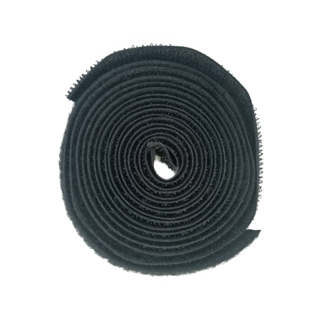 CINTA VELCRO NEGRO CONFETTI 20MMX1M C/ADH GANCH Y FEL117761