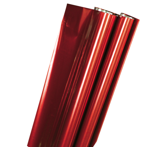 PAPEL METALICO LISO GALAS ROJO 100101
