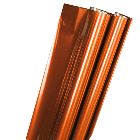 PAPEL METALICO T/O LISO GALAS 53*70 CMS NARANJA 100101