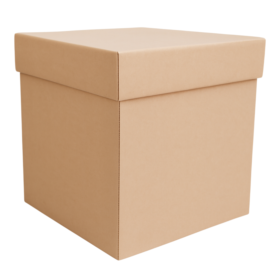 CAJA REGALO PLEGABLE CUBO KRAFT 30 X 30 CMS. 83920
