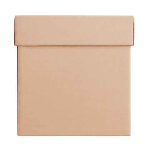 CAJA REGALO PLEGABLE CUBO KRAFT 30 X 30 CMS. 83920
