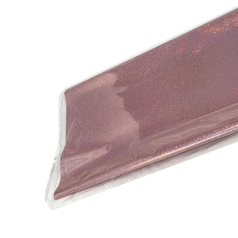 PAPEL METALICO T/O HOLOG. PTOS 2 ROSA BEBE 100124
