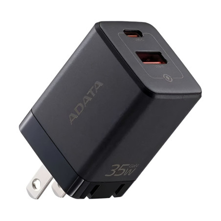CARGADOR PARED ADATA USB/C 35W NEGRO CHARGERU-0352-QCPDBK