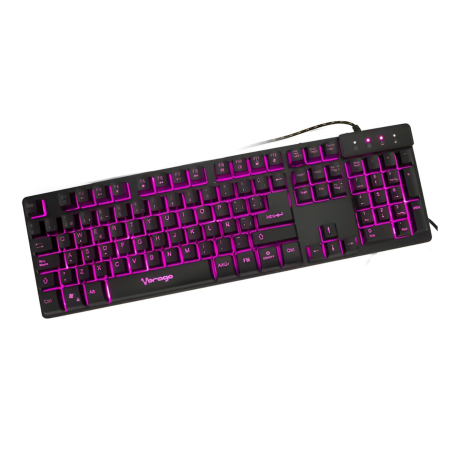 KIT VORAGO START THE GAME TECLADO Y MOUSE USB KM-500