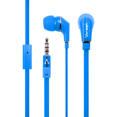 AUDIFONOS VORAGO EP-103 AZUL 3.5MM DOA30D-CS12M
