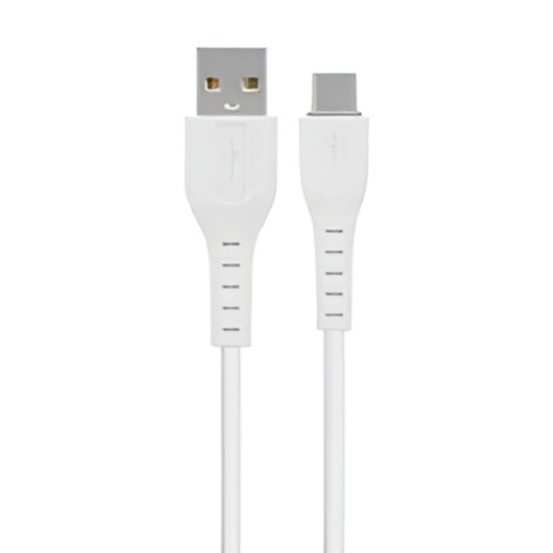 CABLE BROBOTIX TIPO C USB V2.0 BLANCO CARGADOR 1 MTRO