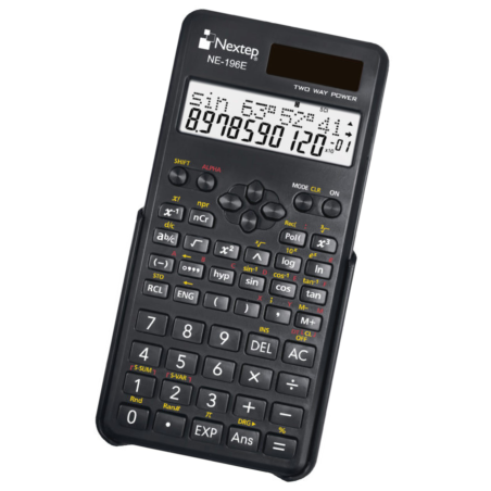 CALCULADORA CIENTIFICA NEXTEP 12DIG DOBLE LINEA 240F NE-196E