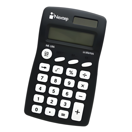 CALCULADORA NEXTEP 12 DIGITOS DE BOLSILLO FUNC BASIC NE-186
