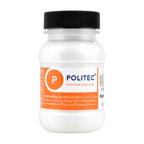 PINTURA ACRILICA POLITEC 501 BLANCO 100ML METALICO 163017