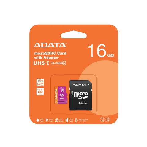 MEMORIA MICRO SDHC ADATA 16GB CLASE 10
