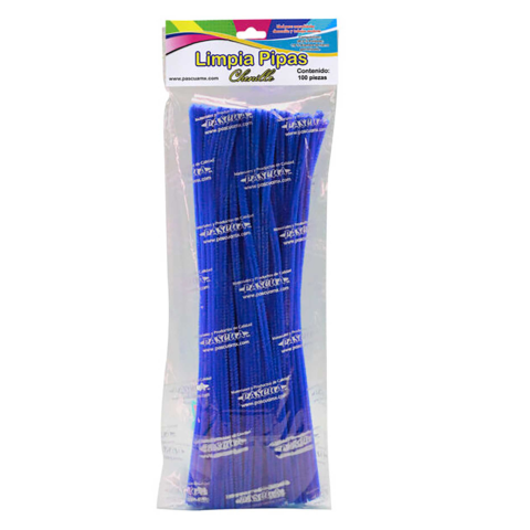 LIMPIAPIPAS AZUL REY C/100  PASCUA 159012