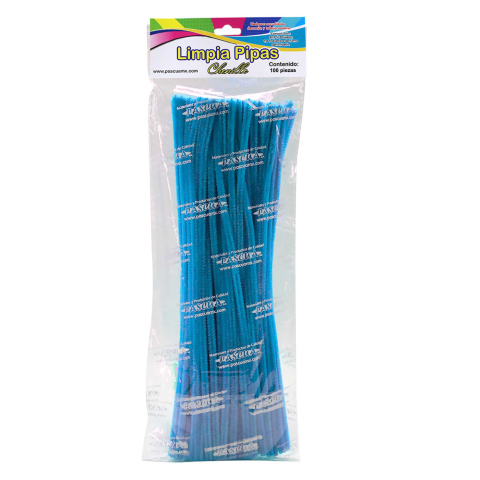 LIMPIAPIPAS AZUL CIELO C/100  PASCUA 159013