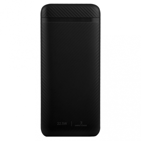 10,000mAh  POWER BANK CARGA RAPIDA P. CHOICE NEGRO PC-241096