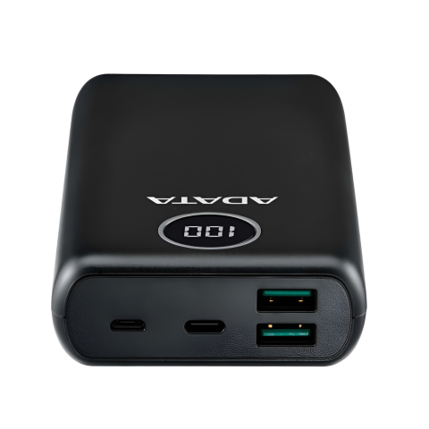 20,000 mAh CARGADOR POWER BANK ADATA P20000 AP20000QCD-DGT-C