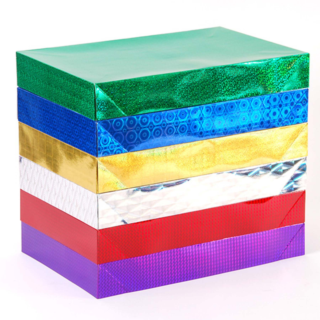 CAJA REGALO T/O  HOLOGRAFICA 37.4X24.1X5.08CM GB998M 121824