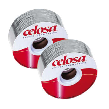 ROLLO LISTÓN A-9 CELOSA HOLOGRÁF. RAIN PLATA 35MMX40M 121480