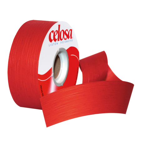 ROLLO LISTÓN A-9 CELOSA 544 MATE 35MMX40M ROJO 51631