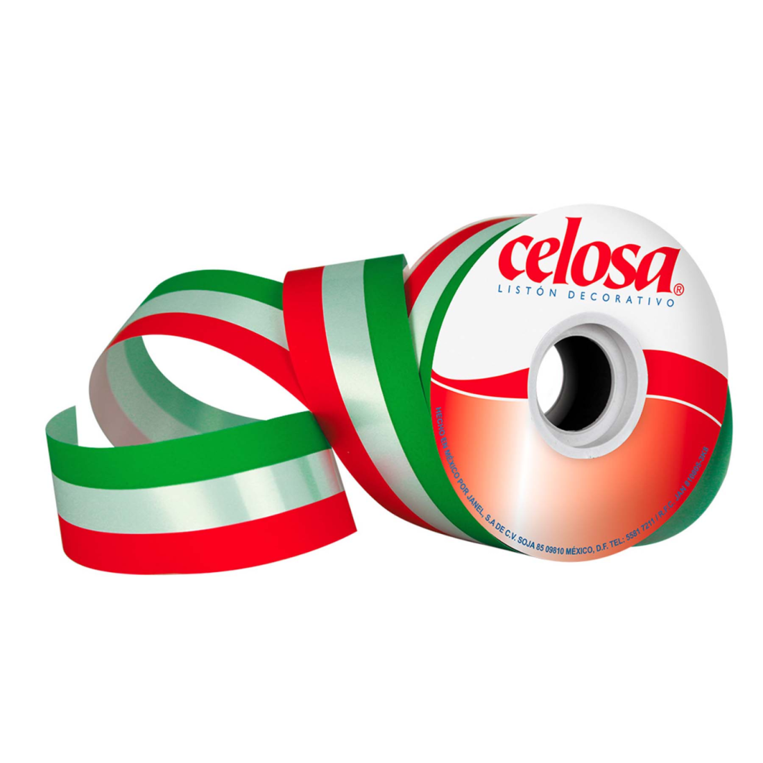 ROLLO LISTON A-9 CELOSA 021 TRICOLOR 35MMX50M 71134