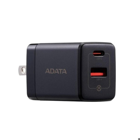 35W CARGADOR DE PARED ADATA 1XUSBC 1XUSBA NEG ACAD0352QCPDBK