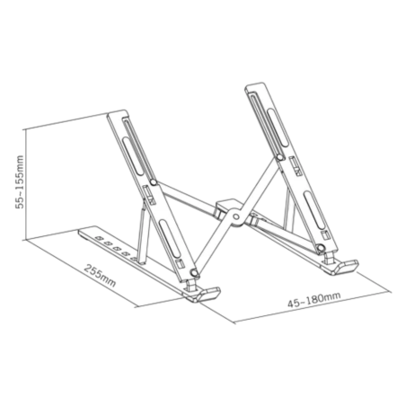 SOPORTE MANHATTAN P LAPTOP ELEVACION AJUSTABLE SOPMH462600