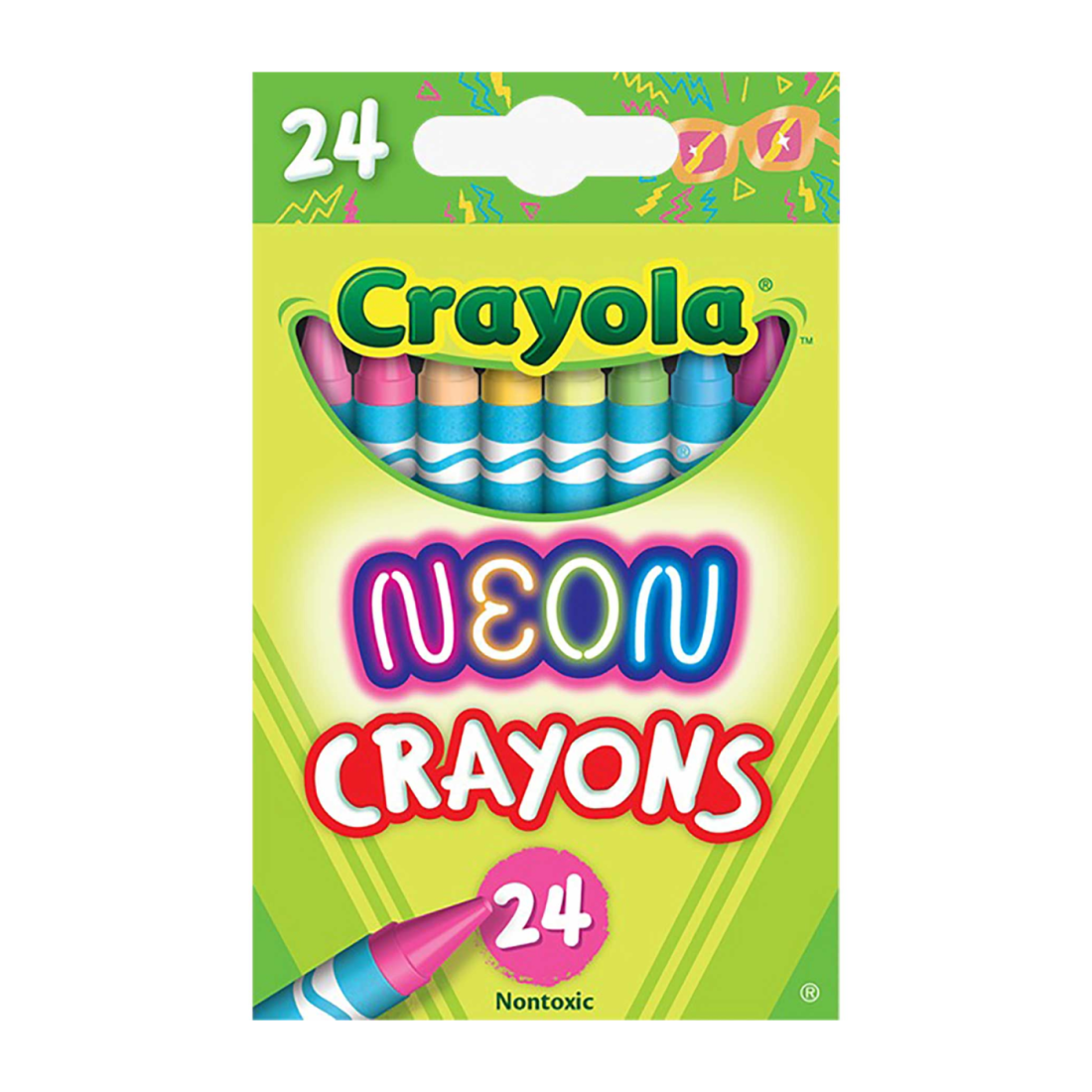 CRAYONES ESTÁNDAR CRAYOLA NEÓN C/24 19797