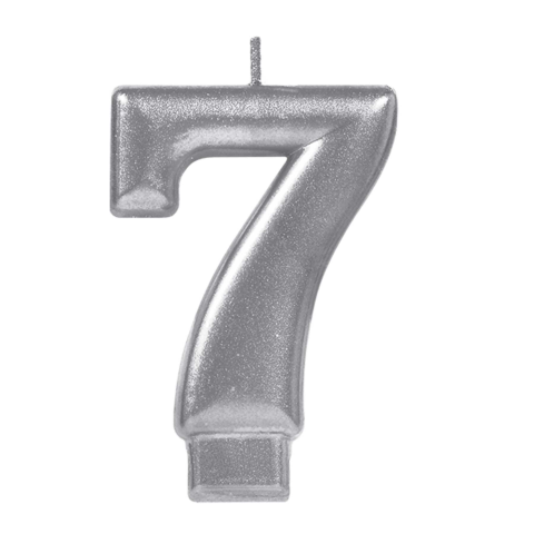 VELA P/FIESTA GRANDMARK NUMERAL PLATA BL/1 No. 7 129291
