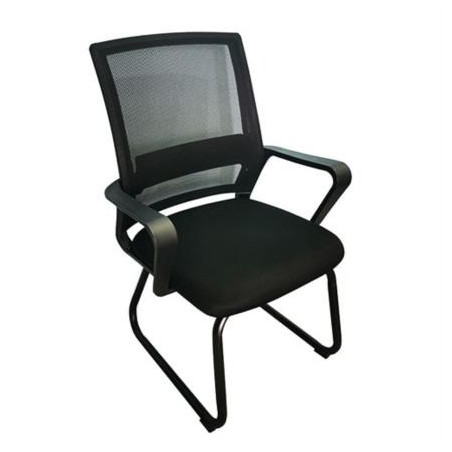 SILLA DE VISITA NEXTEP CON DESCANZABRAZOS TELA/MALLA NE-652N