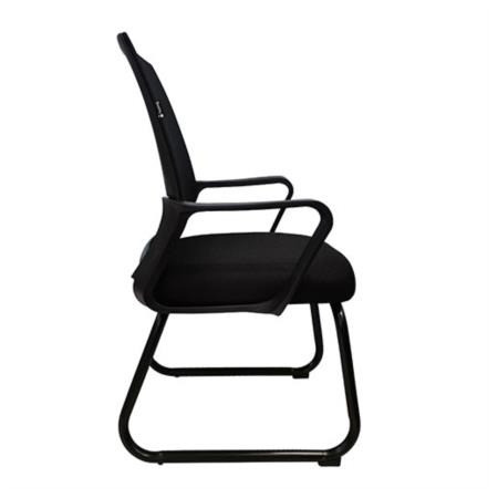 SILLA DE VISITA NEXTEP CON DESCANZABRAZOS TELA/MALLA NE-652N