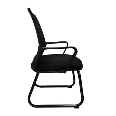 SILLA DE VISITA NEXTEP CON DESCANZABRAZOS TELA/MALLA NE-652N