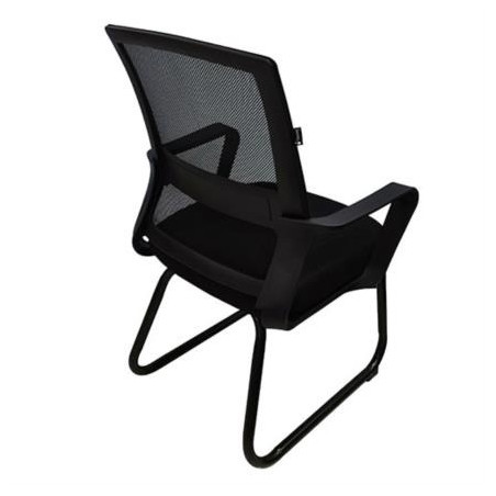 SILLA DE VISITA NEXTEP CON DESCANZABRAZOS TELA/MALLA NE-652N