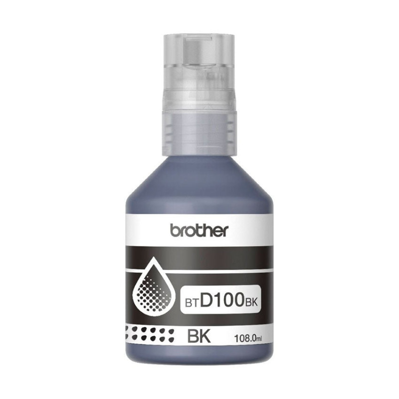 TINTA BROTHER BTD100BK NEGRO BOTE T230 T530DW T730DW T930DW