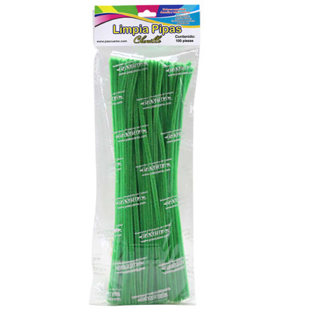 LIMPIAPIPAS VERDE  C/100 PASCUA 159011