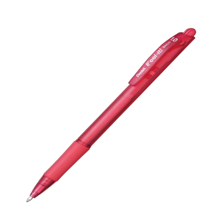 BOLIGRAFO FEEL-IT PENTEL ROJO 1.0MM BX420-B 120255