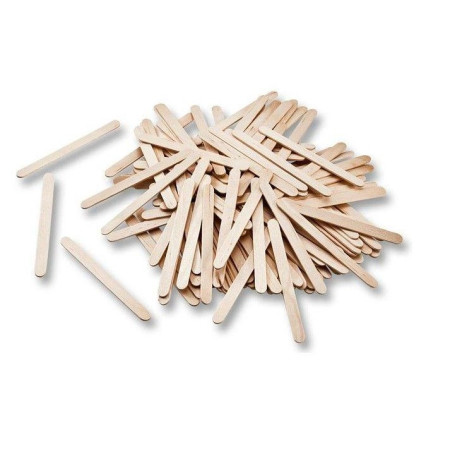 PALITO MADERA PLANO W001 8MM X 11CM COLOR NATURAL PIEZA 109550