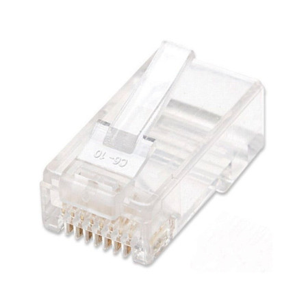BOLSA PLUG RJ45 50 PIEZAS CAT6 XM-C6-8P8C-50