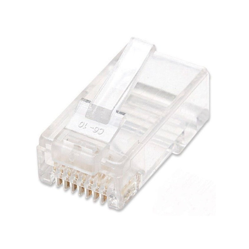 BOLSA PLUG RJ45 50 PIEZAS CAT6 XM-C6-8P8C-50