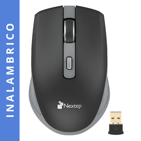 MOUSE NEXTEP RECARGABLE INALAMBRICO NEGRO NE-413NG