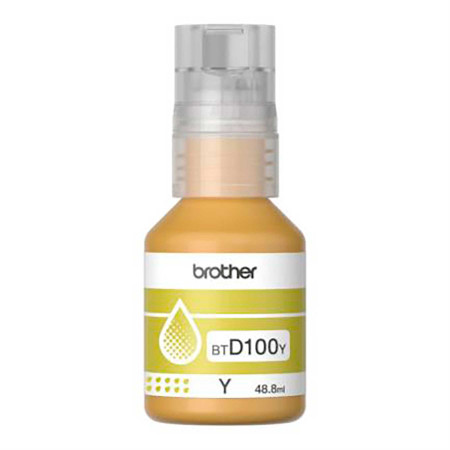 TINTA BROTHER BTD100Y AMARILLO BOTE T230 T930DW