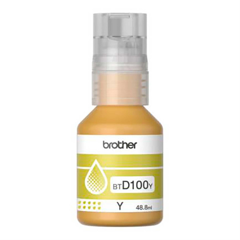 TINTA BROTHER BTD100Y AMARILLO BOTE T230 T930DW