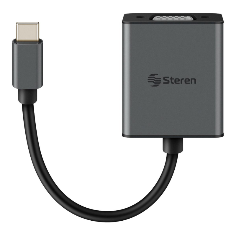 ADAPTADOR USB C A VGA MARCA STEREN STE-USB-4713