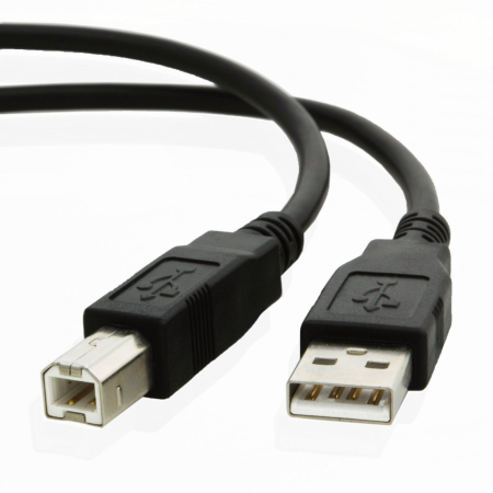 CABLE MANHATTAN PARA IMPRESORA USB A-B 1.8M NEGRO