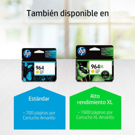 TINTA HP 964 XL 3JA56AL AMARILLO OFFICEJET (1600 PAG)
