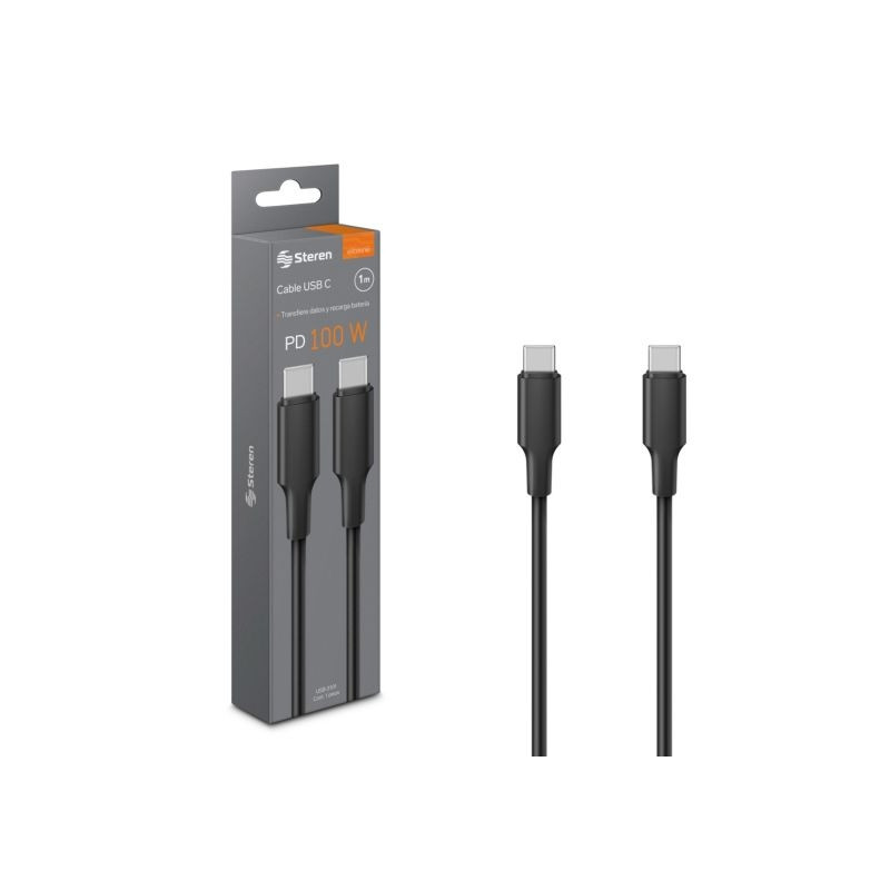100W 1M CABLE USB C A USB C USB-3101 STEREN