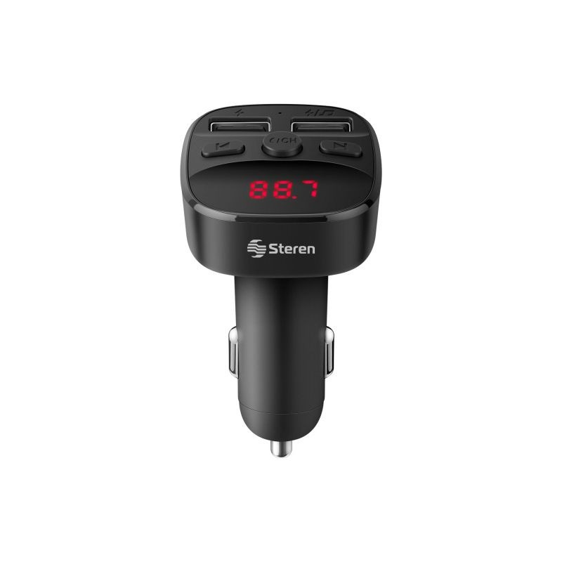 TRANSMISOR STEREN FMT-846 FM BT-MANOS LIBRES CARGADOR