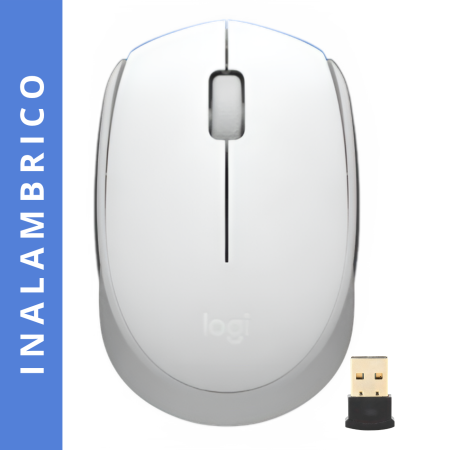 MOUSE LOGITECH M170 OFF WHITE OPTICO INALAMBRICO MINI