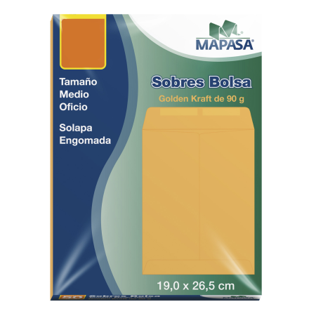 SOBRE BOLSA PANUCO MAPASA 606 IA0370 19X26.5CM 37509