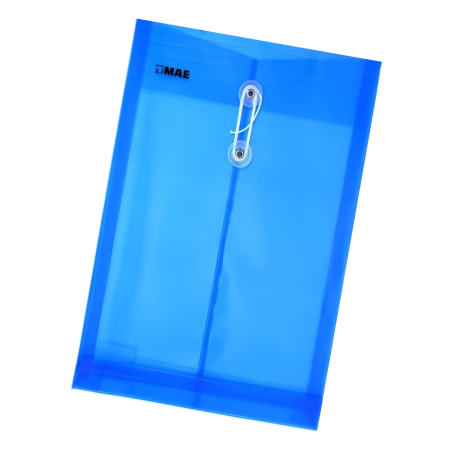 SOBRE CARTA MAE HILO TRANSPARENTE CELESTE