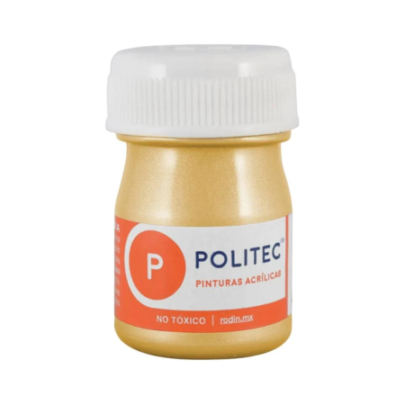 PINTURA ACRILICA POLITEC 20 ML. METALICOS ORO 113926